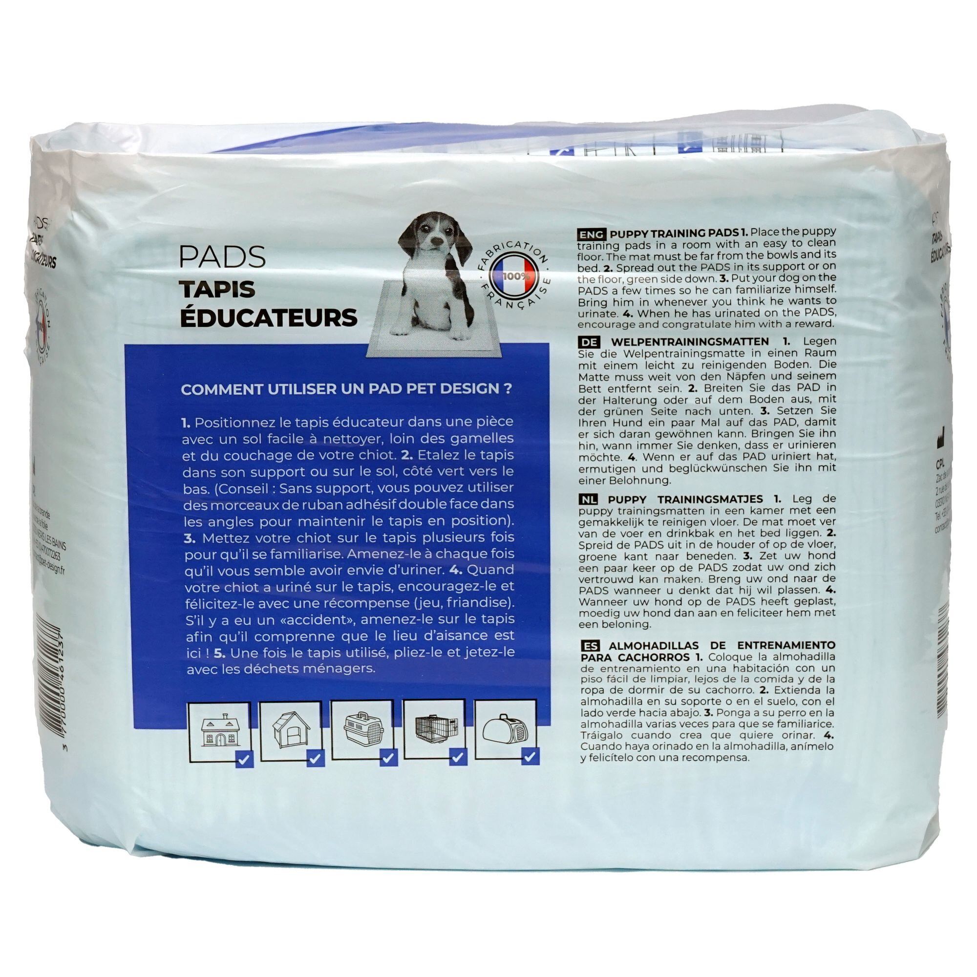 Pet Design - Tapis Educateur pour Chien - 40x60cm Image num&eacute;ro 3