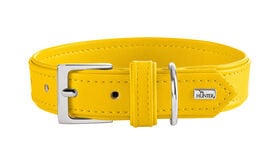 Hunter - Collier Amalfi en Similicuir Jaune pour Chiens