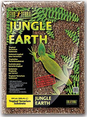 Exo Terra - Substrat Tropical Jungle Earth pour Terrarium - 26,4L