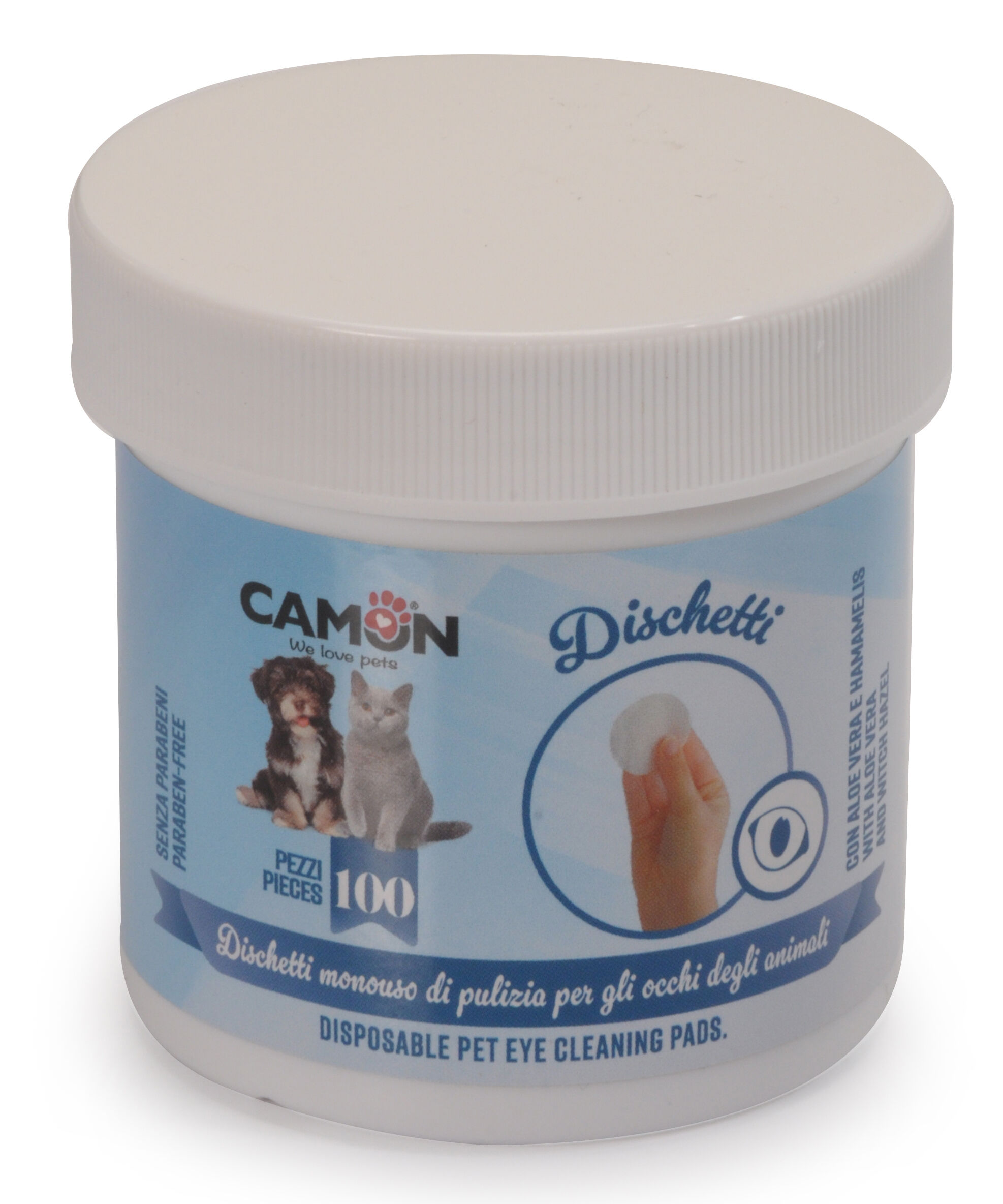Camon - Tampons Jetables les Yeux pour Chiens et Chats - x100 Image num&eacute;ro 1