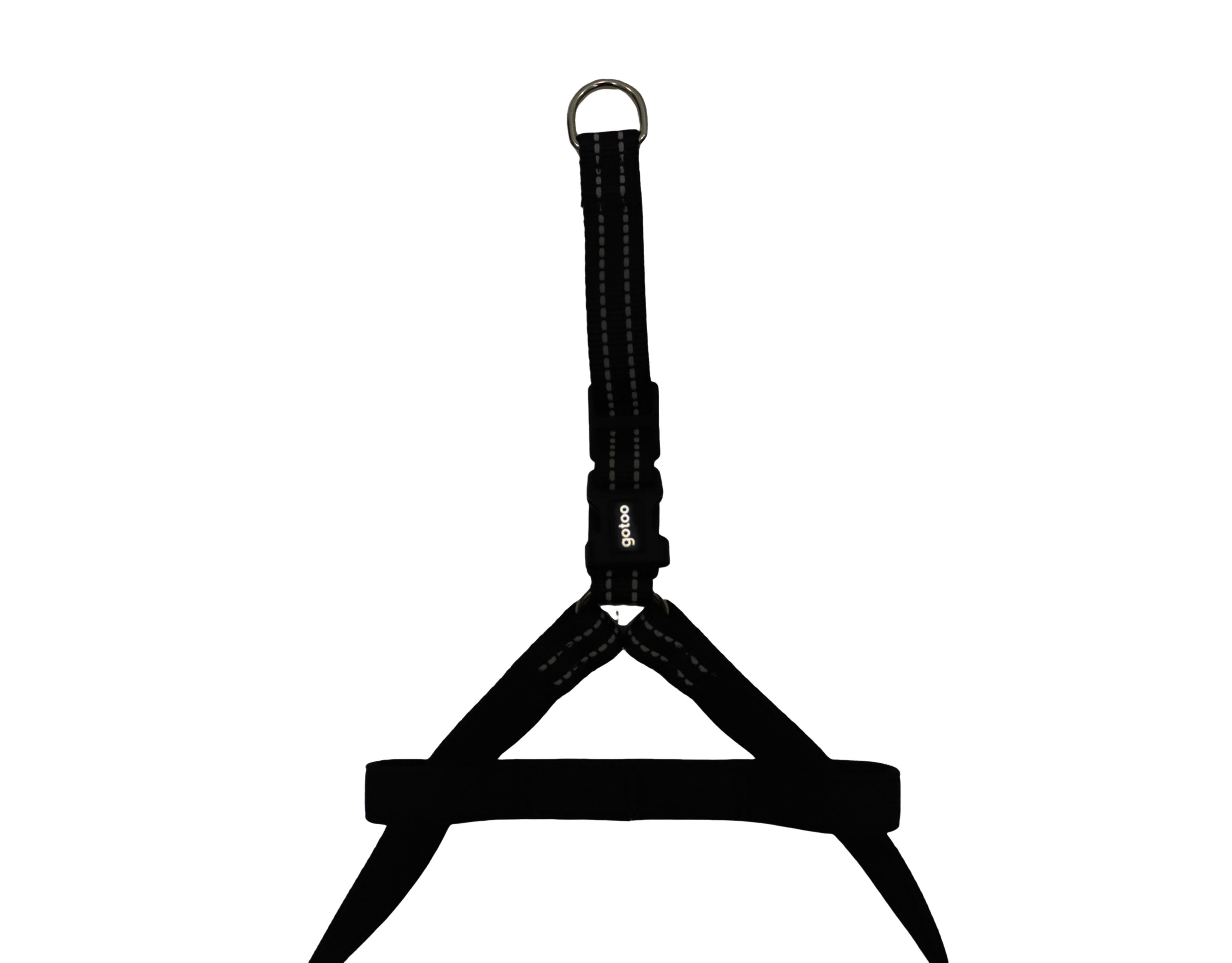 Gotoo - Harnais Essentials en Nylon Premium Noir pour Chien - XS Image num&eacute;ro 4