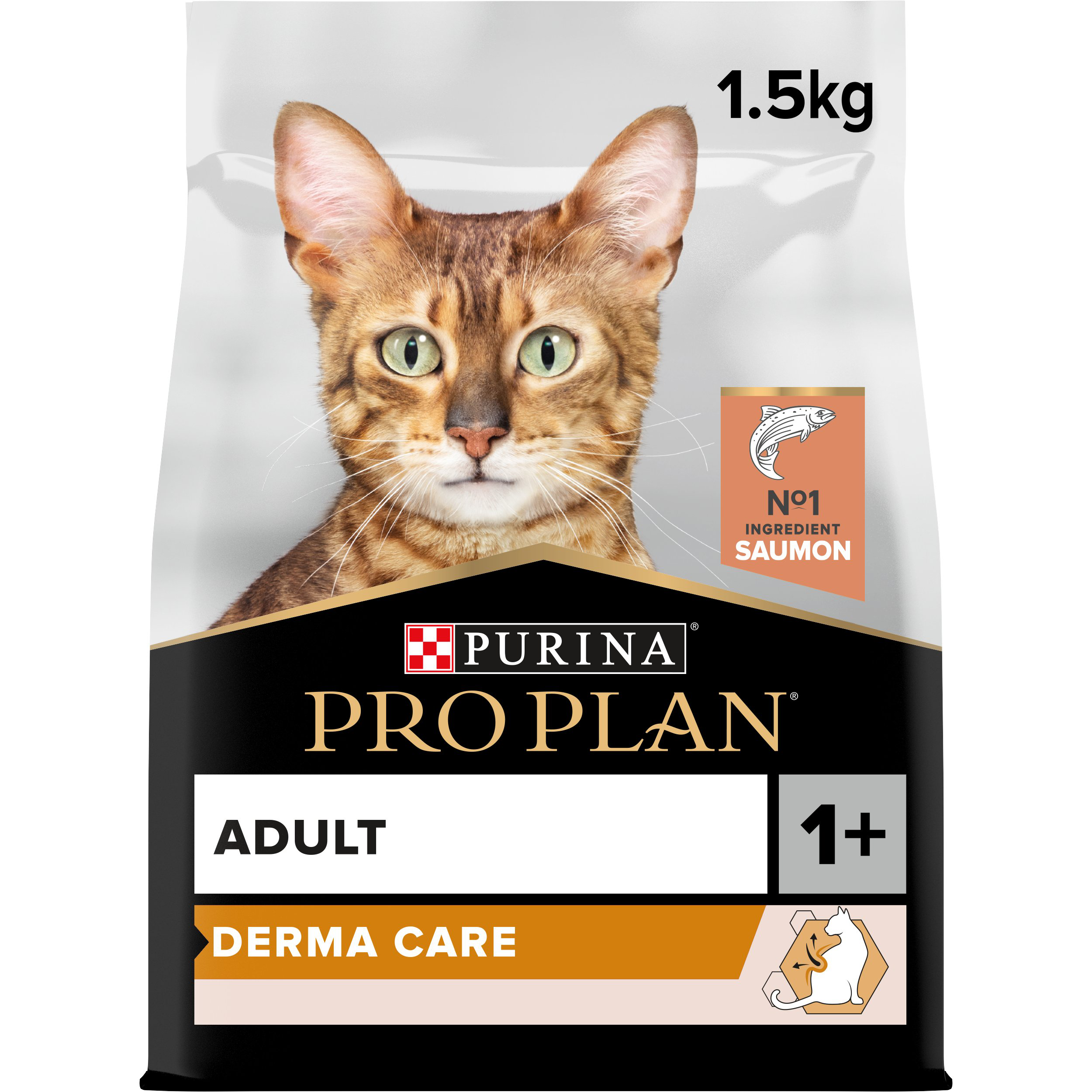 Pro Plan - Croquettes OPTIDERMA Elegant Saumon pour Chat - 1,5Kg Image num&eacute;ro 2