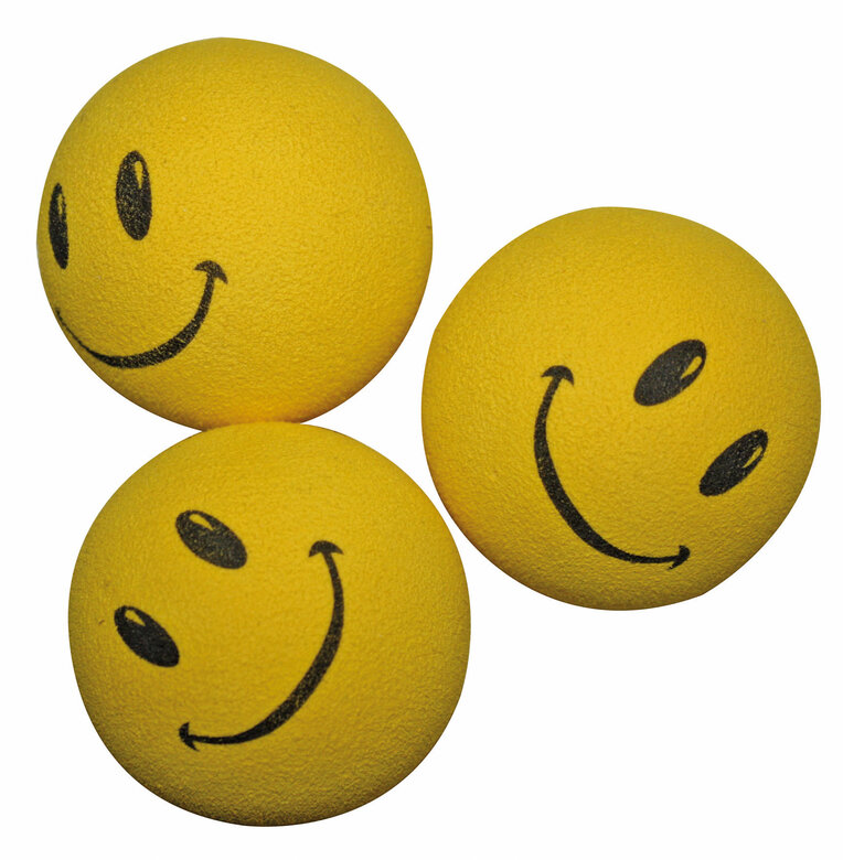 Croci - Jouet Balle Smile Jaune pour Chats - 4,5cm Image numéro 1 Croci - Jouet Balle Smile Jaune pour Chats - 4,5cm Image numéro 1