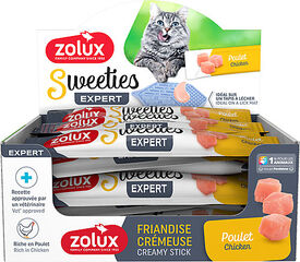 Zolux - Friandise Sweeties Expert Stick au Poulet pour Chats - 13g