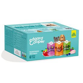 Edgard & Cooper - Multipack Boites 3 Saveurs pour Chien - 6x400g