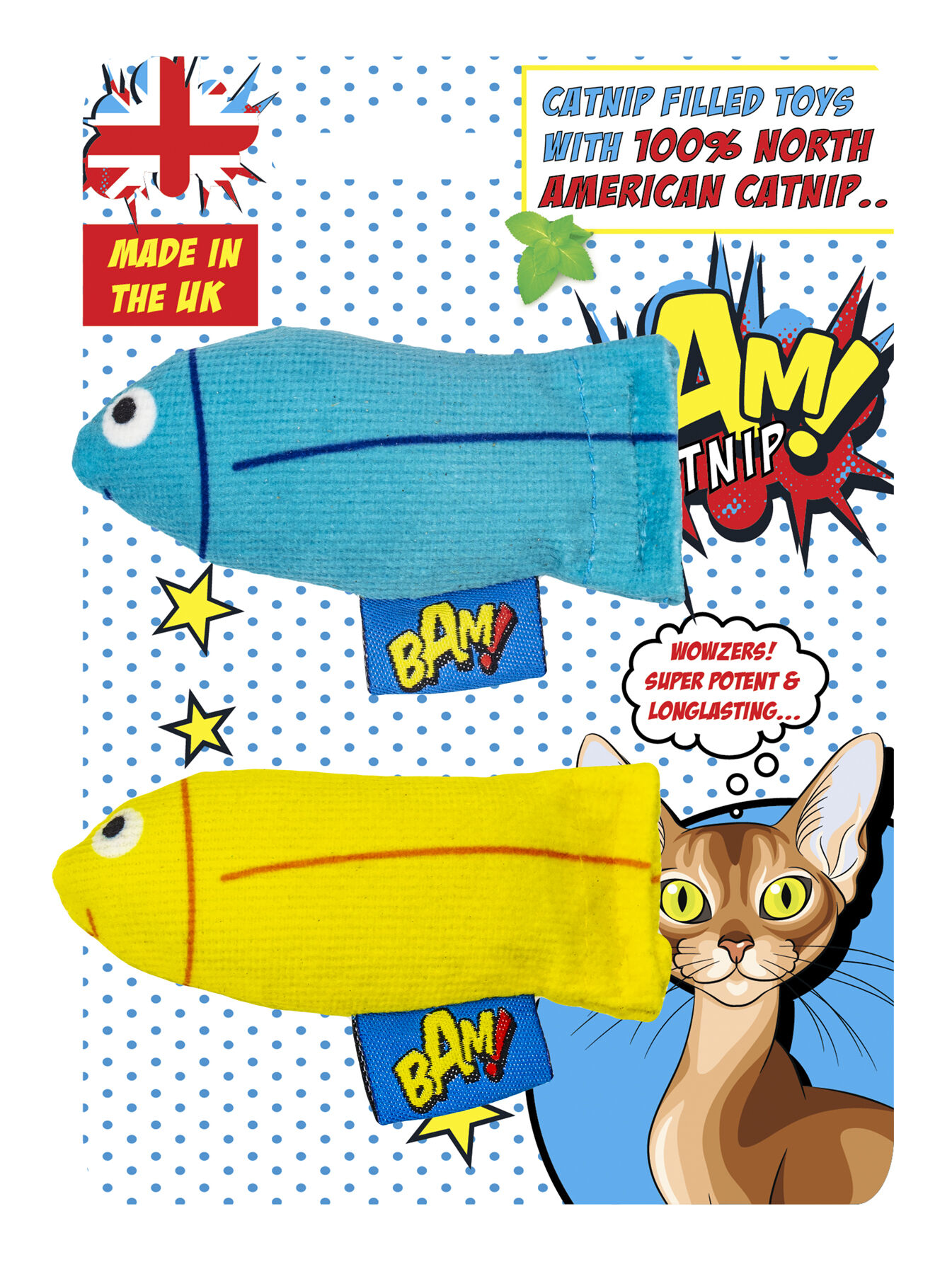Bam - Jouet Catnip Tiddler Headercard pour Chats - x2 Image num&eacute;ro 6