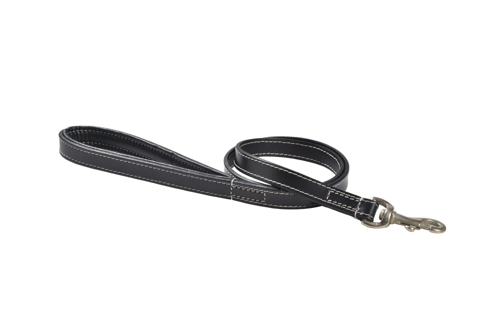 Bobby - Laisse Classique Haute Finition Noir pour Chiens - 60cm Image num&eacute;ro 1