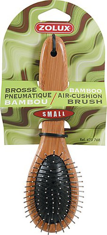 Zolux - Brosse Pneumatique Bambou pour Chiens - S image number null