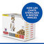 Hill's Science Plan - Sterilised Cat 12 Sachets Repas Pour Chat Stérilisé Poulet Et Saumon  - 12x85g Indicateur image numéro 2