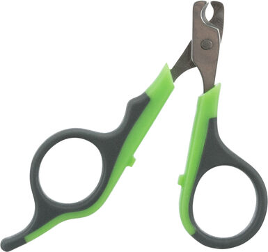 Trixie - Coupe ongle, en plastique/acier inox, 8 cm, gris/vert