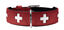 Hunter - Collier Swiss en Cuir de Bœuf Rouge et Noir - 55/M Indicateur image numéro 1