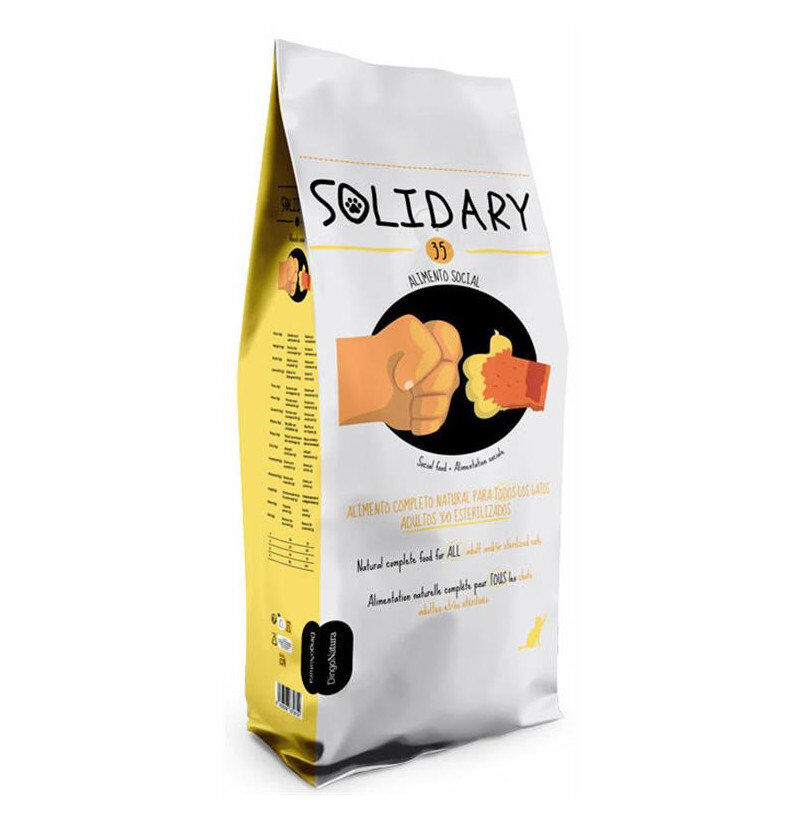 Solidary - Croquettes Cat 35 pour Chat - 15Kg Image num&eacute;ro 1