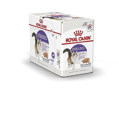 Royal Canin - Sachets Sterilised en Mousse pour Chat - 12x85g