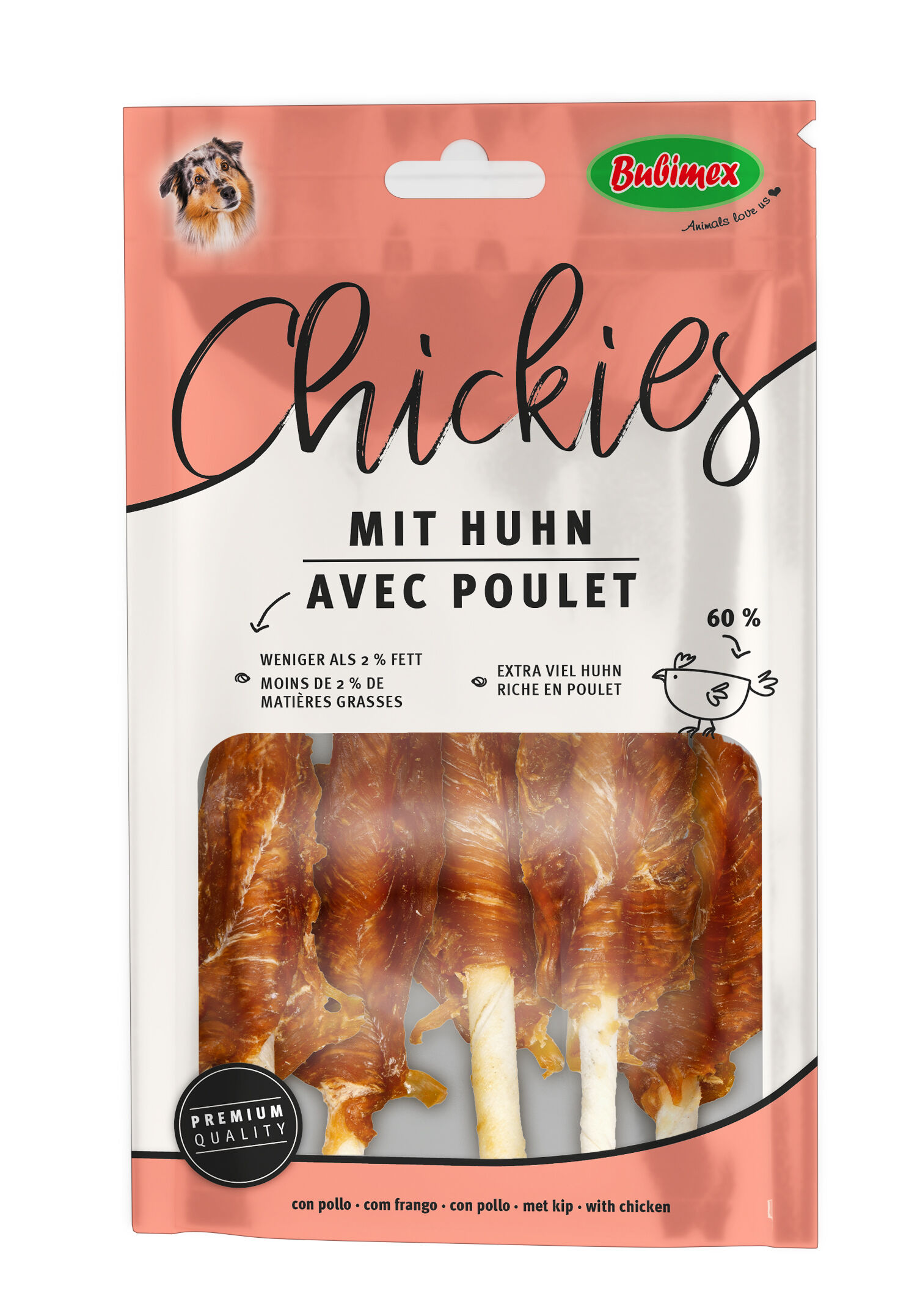 Bubimex - Friandises Chickies Sticks pour Chiens - x6 Image num&eacute;ro 1