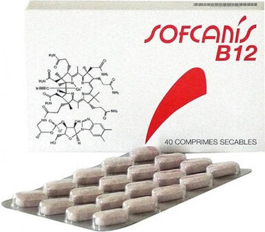 Sofcanis - Comprimés Sofcanis B12 pour Chiens et Chats - x40pcs