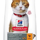 Hill's Science Plan - Croquettes Sterilised Young Adult Poulet pour Chat - 1,5Kg image number null