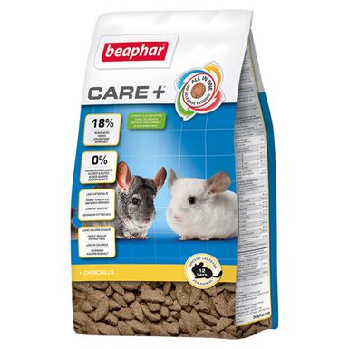 Beaphar - CARE+ alimentation premium complète extrudée All-in-one pour chinchilla - 250 g