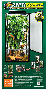 Zoomed - Terrarium ReptiBreeze Grillagé NT-13 pour Reptiles