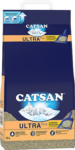 Catsan - Litière Minérale Agglomérante pour Chat - 15L image number null