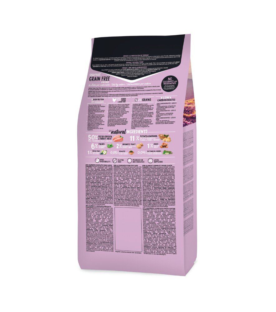 Ownat - Croquettes PRIME Grain Free Sterilized Poulet pour Chats - 8Kg Image num&eacute;ro 2