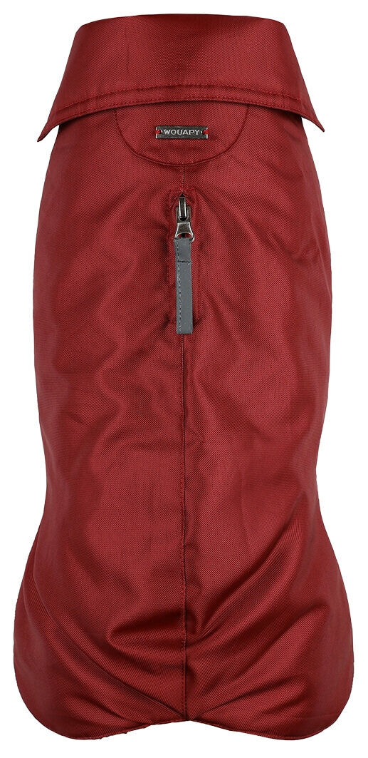Wouapy - Manteau Imperm&eacute;able Rouge pour Chien - T70 Image num&eacute;ro 1