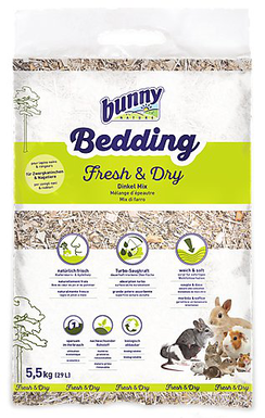BunnyNature - Litière naturelle mélange épeautre Bedding Fresh & Dry - 29 l