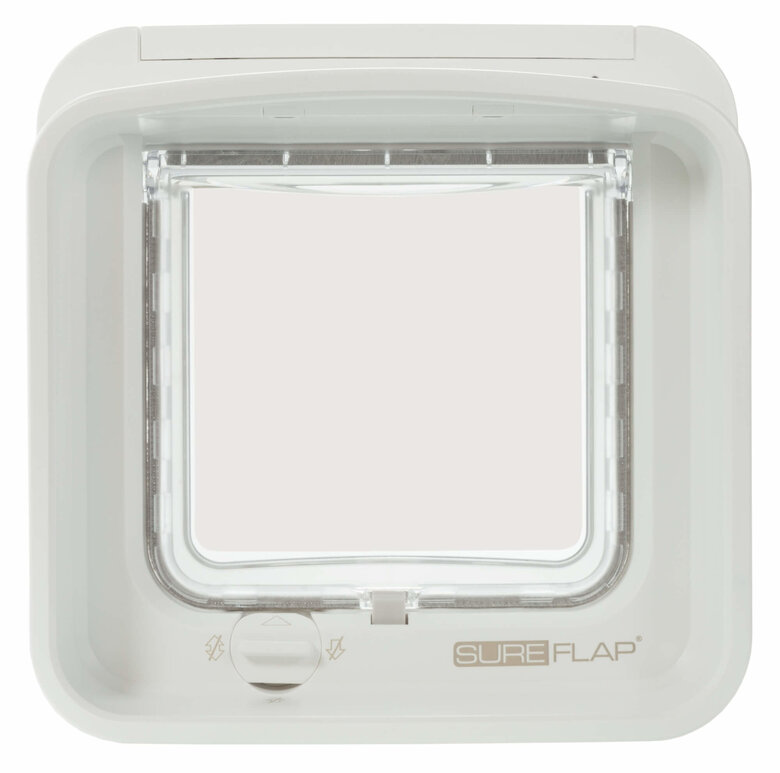 Sure PetCare - Chatière SureFlap à puce Électronique DualScan pour Chat - Blanc Image numéro 2 Sure PetCare - Chatière SureFlap à puce Électronique DualScan pour Chat - Blanc Image numéro 2