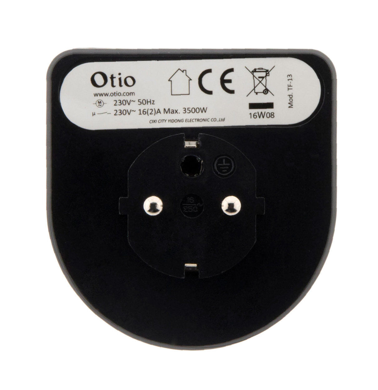 Otio - Programmateur M&eacute;canique - Noir Image num&eacute;ro 2