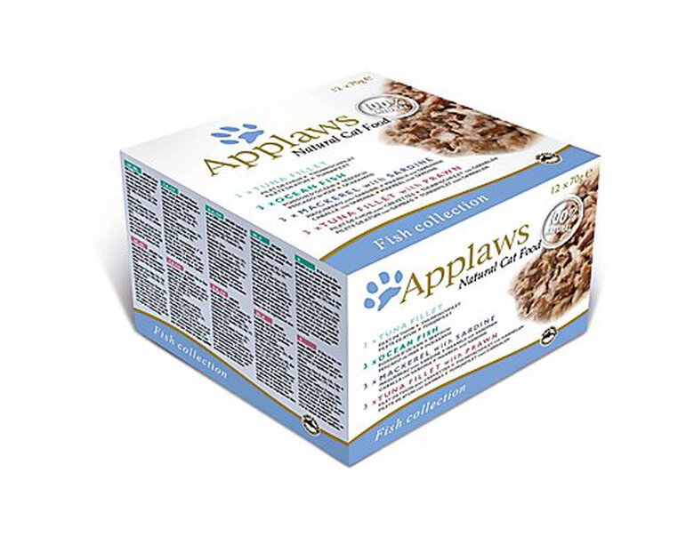 Applaws - Multipack aux Poissons pour Chat - 840g image number null