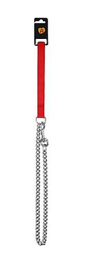 Animalis - Laisse Métal Confort 20mm et 100cm pour Chien - Rouge