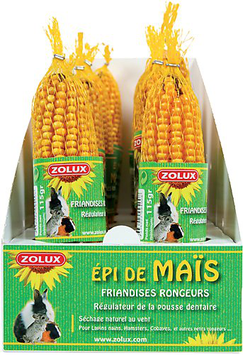 Zolux - Friandises &Eacute;pi de Ma&iuml;s pour Rongeurs - 115g Image num&eacute;ro 1