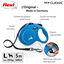 Flexi - Laisse &agrave; Enrouleur Classic Sangle L pour Chiens - 5m/ Bleu Indicateur image num&eacute;ro 6
