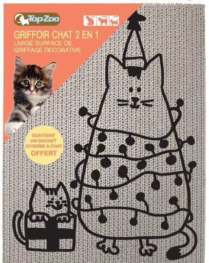 Topzoo - Griffoir Simple pour Chat Image num&eacute;ro 1