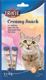Trixie - Creamy Snack Poisson pour Chats - 5x14g