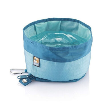 Kurgo - Abreuvoir de Voyage "Zippy" pour Chiens - Bleu