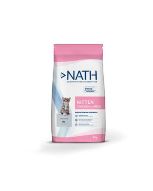 Nath - Croquettes Kitten au Poulet et Riz pour Chaton - 2Kg