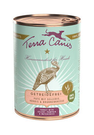 Terra Canis - Aliment Naturel sans Céréales à la Dinde pour Chiens - 400g