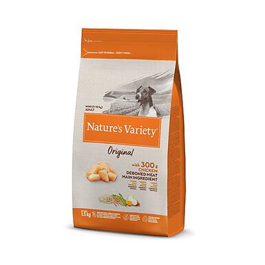 Nature's Variety - Croquettes Original Mini Adulte au Poulet pour Chien - 1,5Kg