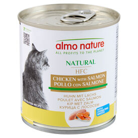 Almo Nature - Pâtée HFC Natural Poulet et Saumon