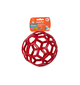Tootoy! - Balle Hexahole Rouge pour Chiens - L
