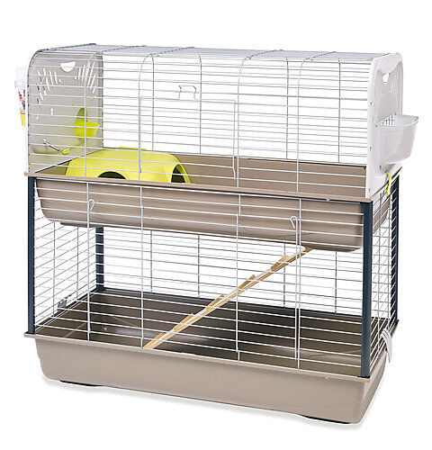 Savic - Cage Caesar 3 Double pour Lapin et Cochon d'Inde - 100x50x97cm Image num&eacute;ro 1