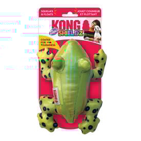 KONG - Jouet Shieldz Tropics Grenouille pour Chiens - M