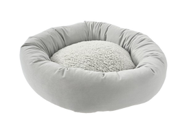 Leeby - Donut Doux et Confortable pour Chat - Gris