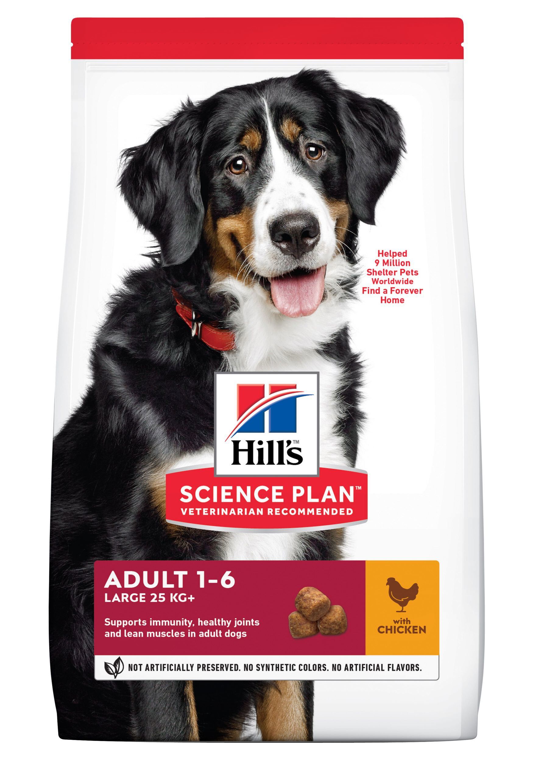 Hill's Science Plan - Adult Croquettes Pour Grand Chien Au Poulet  - 18kg Image num&eacute;ro 1