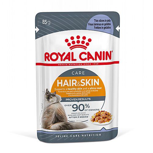 Royal Canin - Sachets Hair&Skin Gel&eacute;e pour Chat - 12x85g Image num&eacute;ro 12