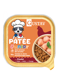 Gustav - Pâtée Junior au Poulet pour Chiots - 150g