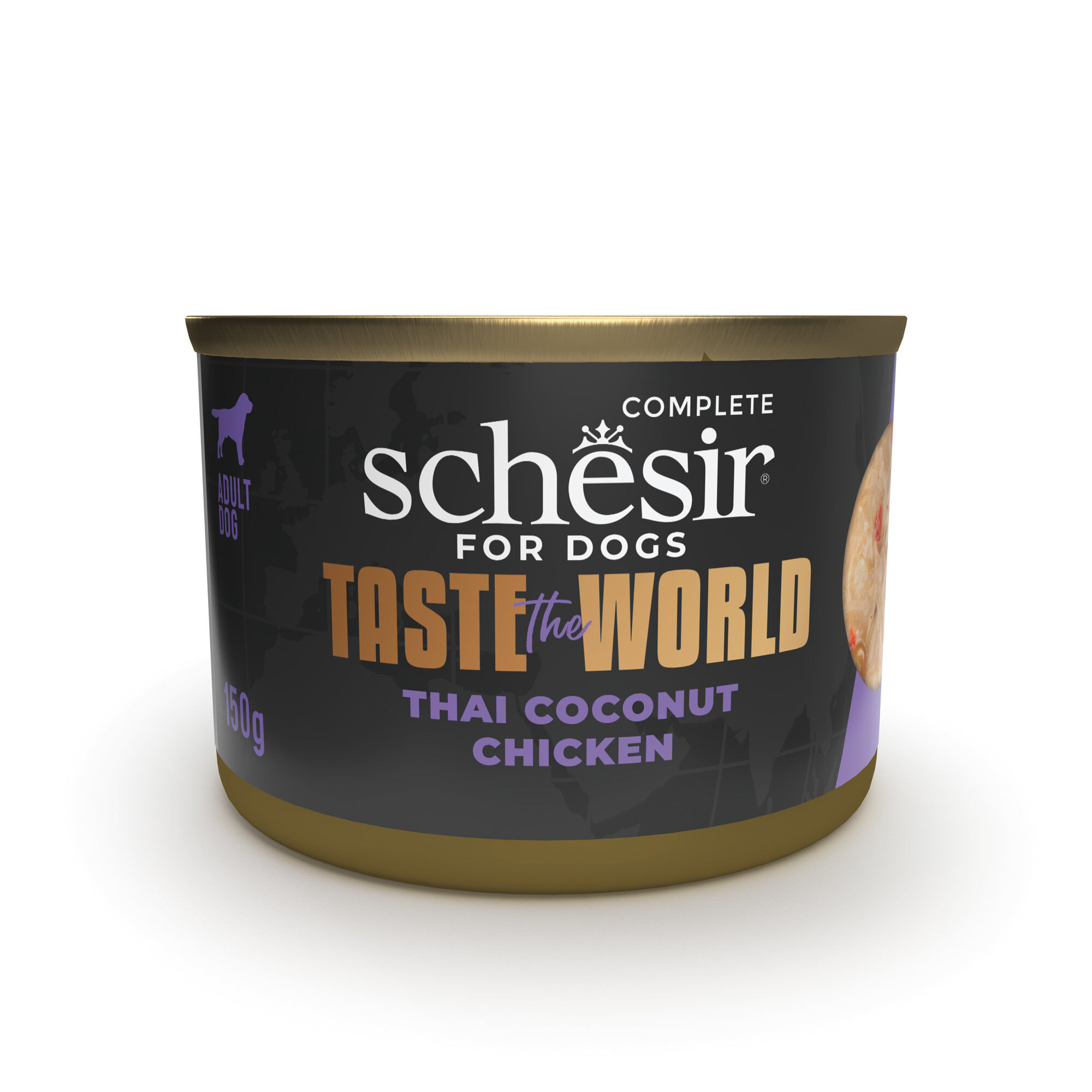 Schesir - P&acirc;t&eacute;e Taste Of The World Poulet Thai Coconut - 150g Image num&eacute;ro 1