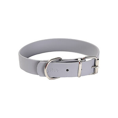 Gotoo - Collier Premium Biotane Gris pour Chien