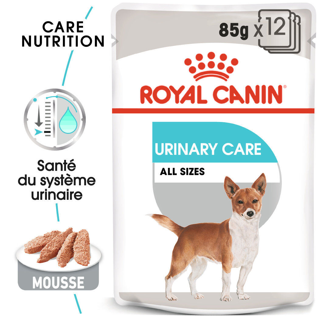 Royal Canin - P&acirc;t&eacute;e en mousse URINARY CARE MOUSSE CHIEN TOUTE TAILLE - 12x85g Image num&eacute;ro 1