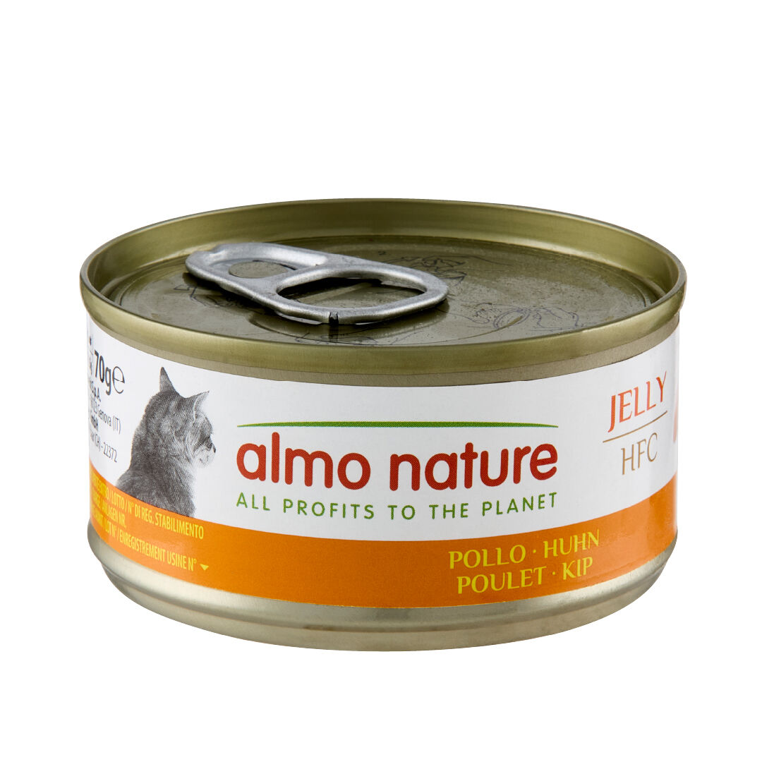 Almo Nature - P&acirc;t&eacute;e en Bo&icirc;te HFC Jelly Imp&eacute;rial au Poulet pour Chat - 70g Image num&eacute;ro 1